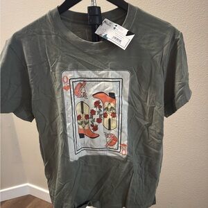 Society Olive Graphic Tee